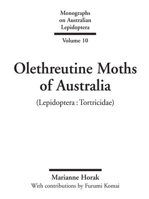 cover image of Olethreutine Moths of Australia